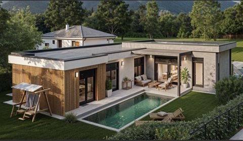 Dizajnový bungalov v Miloslavove.147m2