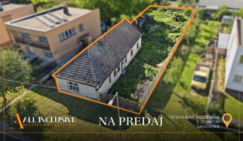 Na predaj stavebný pozemok s domom, Jahodná