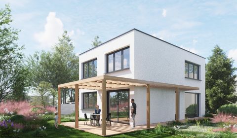 VO VÝSTAVBE: 5-izbový RD s 2 kúpeľňami – ÚP 145 m2, pozemok 432 m2