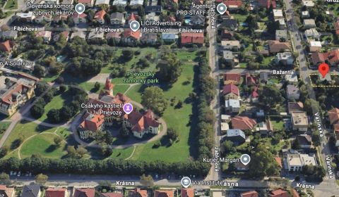 Exkluzívny stavebný pozemok Ružinov - Prievoz 760 m²  