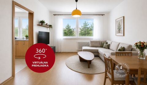 Tichý 3-izbový byt s LODŽIOU a ŠATNÍKOM v zeleni, DÚBRAVKA