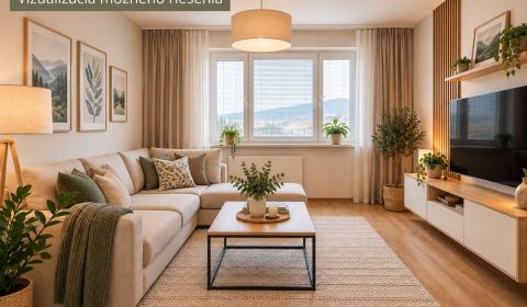 PREDAJ: 3 izbový byt, 63 m2, Brezno - Mazorník 