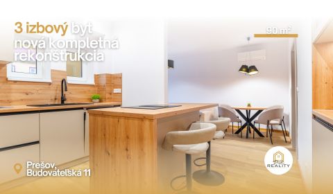 PREDAJ | 3i TEHLOVÝ byt 90 m² v centre PO | Zariadený pre AirBnB