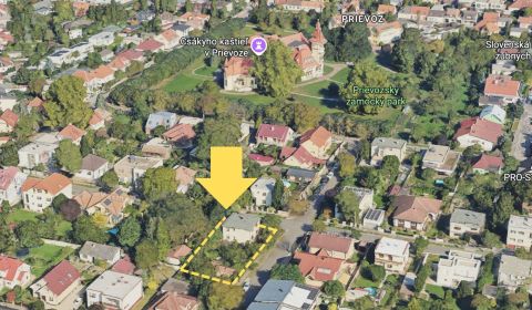 Exkluzívny stavebný pozemok so stavbou Ružinov Prievoz 760 m² 