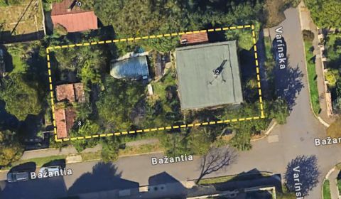 Exkluzívny stavebný pozemok so stavbou Ružinov Prievoz 760 m² 