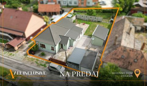 Na predaj 4-izb. rodinný dom s garážou, Vrakúň