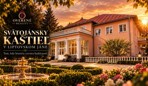 NA PREDAJ - Historický kaštieľ s parkom – veľká investičná príležitosť