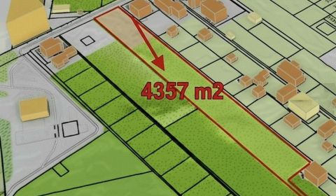 NA PREDAJ VEĽKÝ POZEMOK SO VŠETKÝMI SIEŤAMI V P.BISKUPICIACH