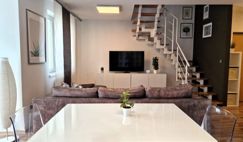 Prenájom - priestranný 3,5i mezonet (108 m²), klima  – Kvetná, Ružinov