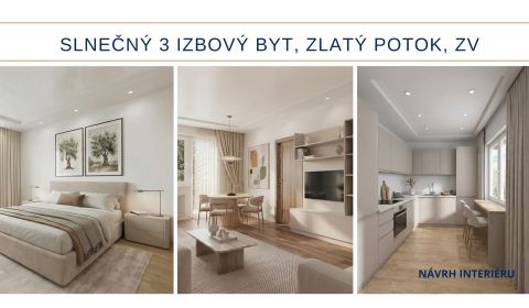 SLNEČNÝ 3 IZBOVÝ BYT, ZLATÝ POTOK, ZV