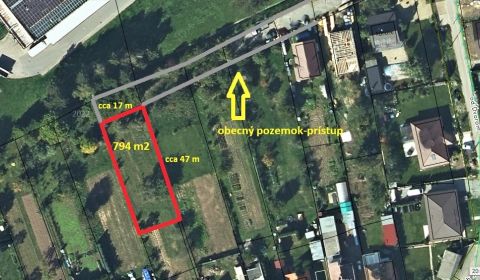 POZEMOK NA PREDAJ - DRIENOV, OKR. PREŠOV, 794 M2, 