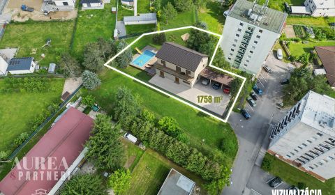 PREDAJ Rovinatý pozemok s IS pre rodinný DOM 1758 m2 Kováčová Zvolen