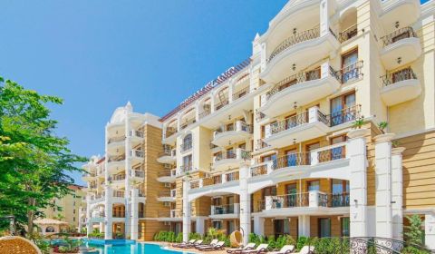 Štúdio v luxusnom komplexe s aquaparkom a wellness – Slnečné pobrežie