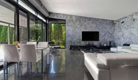 ARCHITEKTÚRA TICHA A MODERNÝCH TECHNOLÓGIÍ - SMART VILLA V OBJATÍ LESA