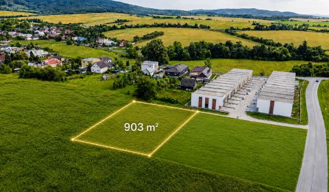 NA PREDAJ! Stavebný pozemok 903m2 so sieťami, Mníchova Lehota, Trenčín