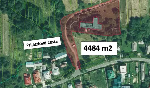 Strihovce (SV) - 4.484 m2 STAVEBNÝ POZEMOK v obci 