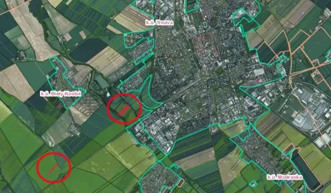 3.700 m2 ORNÁ PÔDA medzi Trnavou a Bielym Kostolom