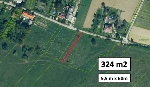 Prašník 324 m2 STAVEBNÝ POZEMOK v pozemkových úpravách
