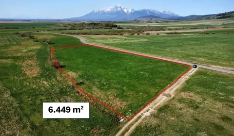 Podhorany – 6.449 m2 ORNÁ PÔDA v podiele 1/1 – Predaj