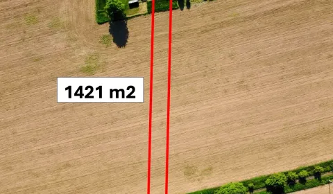 Vráble - 1421 m2 STAVEBNÝ pozemok 