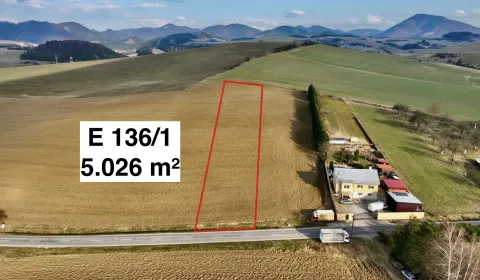 Horný Kalník - Veľkometrážny stavebný pozemok