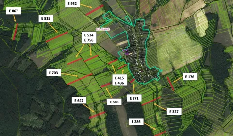 Karná -2.600 m2 ORNÁ PÔDA v pozemkových úpravách