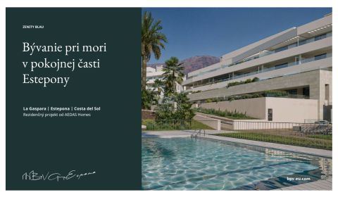 Zenity Blau – moderné apartmány pri mori v Estepone na Costa del Sol