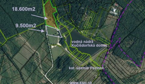 Pozemok v rekreačnej oblasti. Kučišdorfská dolina