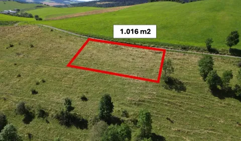 Vyšné Ružbachy – 1.016 m2 POZEMOK na CHATKU – Predaj
