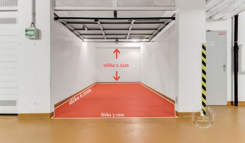 UZAMYKATEĽNÁ GARÁŽ 20m2 v NOVOSTAVBE Vodotika, Lužná ul.