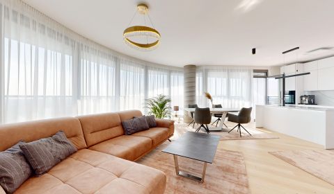 RIVERS | VÝNIMOČNÝ 4-IZBOVÝ BYT V EUROVEA TOWER S VÝHĽADOM NA HRAD