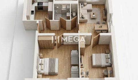 NA PREDAJ - veľký 3 izbový byt na Sídlisku I. v meste Humenné