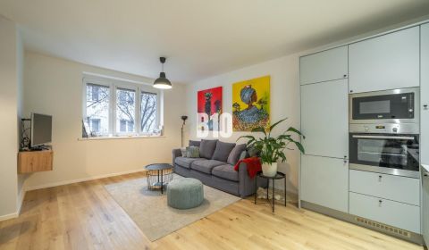 Dizajnový 2-izbový byt s loggiou a parkovaním na prenájom – Miletičova