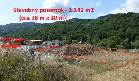 PREDAJ – pozemok pre rodinný dom, 1.142 m2, H. Hámre, okr. Žarnovica