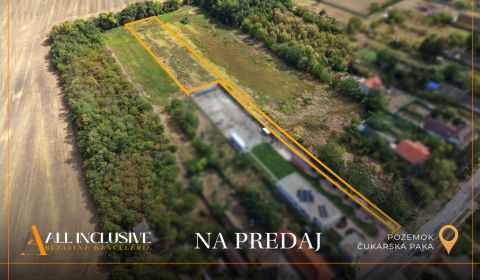 Na predaj výnimočný stav. poz. (4000 m²),Čukárska Paka