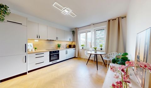 BA/Širšie centrum- Prenájom komplet prerobeného 3 izbového bytu 