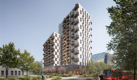 2-izbový byt s balkónom, Brenner – Residence, Ružinov.