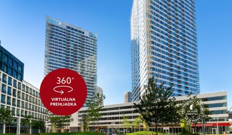Moderný 2i apartmán, LODŽIA, PIVNICA, GARÁŽ, Panorama City