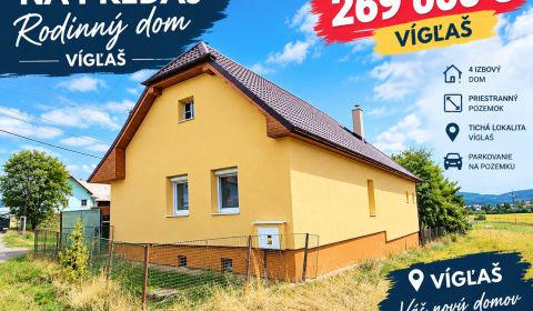 Rodinný dom 4137 m² po kompletnej rekonštrukcii Vígľaš - Detva 