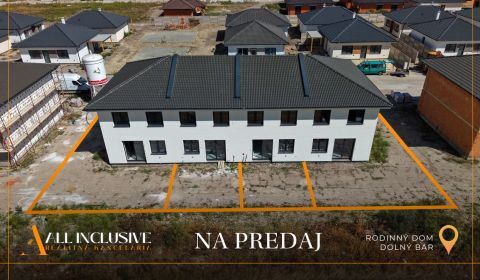Na predaj 4-izb. radový RD – novostavba, Dolný Bar