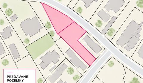 Stavebný pozemok 1 210 m² – Hrubá Borša | dva samostatné vstupy