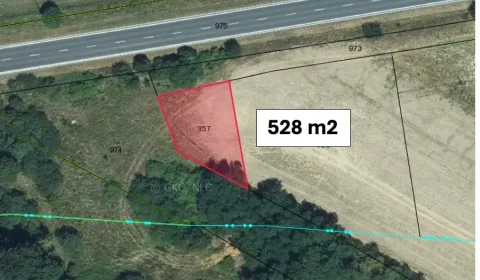 Nové Hony – 528 m2 POĽNOHODPODÁRSKY pozemok v 1/1