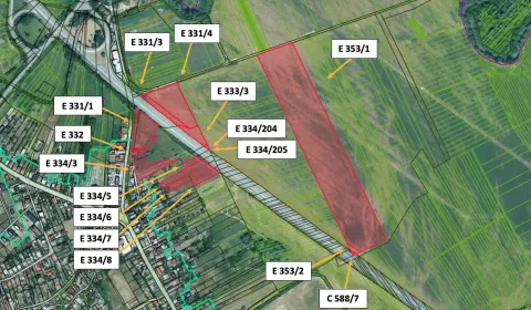 Lemešany (Komasácia) – 2.600 m2 POZEMKY pri intraviláne obce