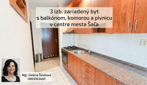 Na prenájom VEĽKÝ, zariadený 3 izbový byt s BONUSOM v Šali 