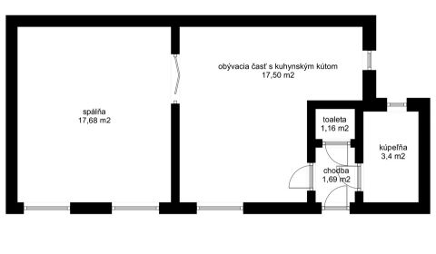 Pripravujeme do ponuky 2-izbový  byt Nitra_Centrum