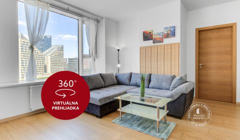 Moderný 2i apartmán, LODŽIA, PIVNICA, GARÁŽ, Panorama City