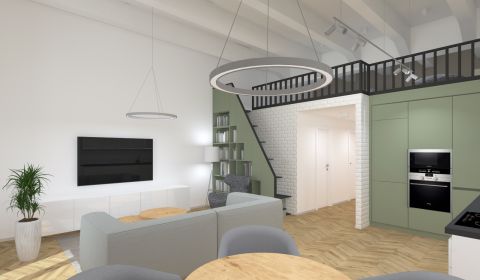 PREDAJ výnimočný 2i byt s loftom a balkónom 10A -Nové Mesto nad Váho
