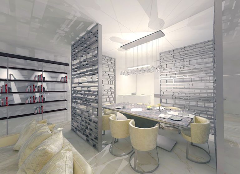 4izbový byt v AL RAHA Lofts 2 - Abu Dhabi - 10 4BR TYPE A DINING.jpg
