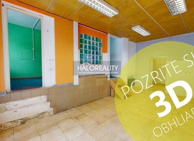 Predaj, obchodný priestor Liptovský Hrádok, Hradná -... - Farebné steny a dlažba v obchodných priestoroch, ponuka 3D obhliadky.