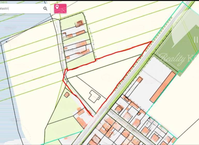 EXKLUZÍVNE IBA U NÁS! Vám ponúka na predaj veľk - Mapa katastra v Komárne označuje pozemky - bývanie.